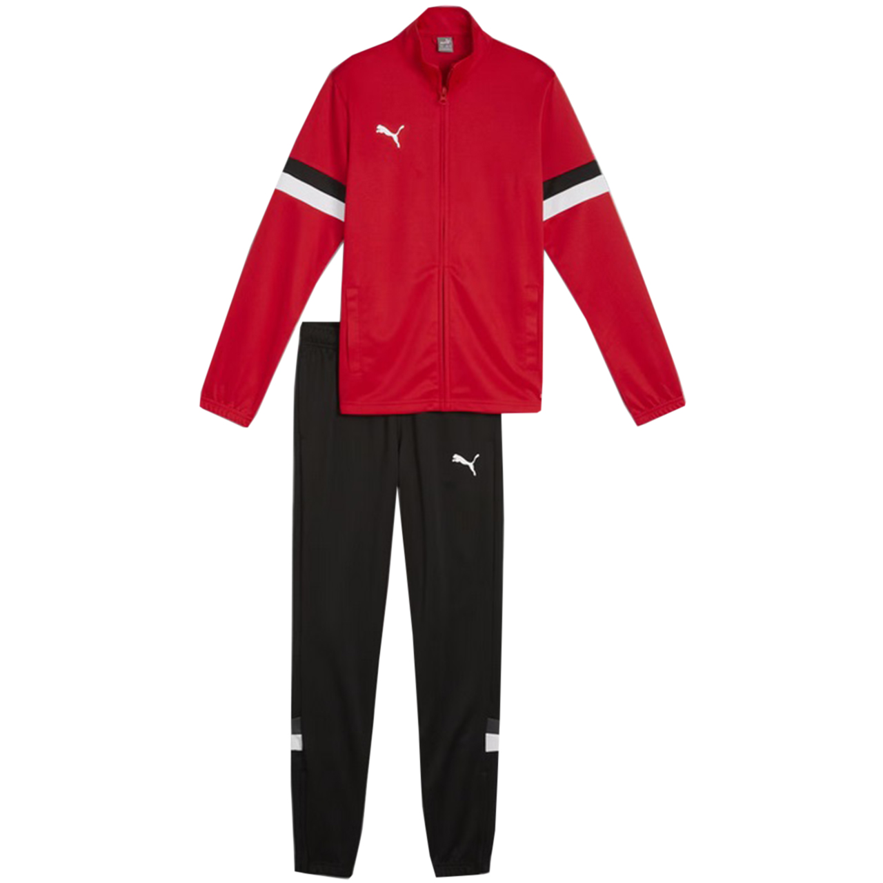 Костюм спортивний PUMA teamRISE Tracksuit Jr червоний, чорний Діт 176 см Костюм спортивний PUMA teamRISE Tracksuit Jr червоний, чорний Діт 176 см