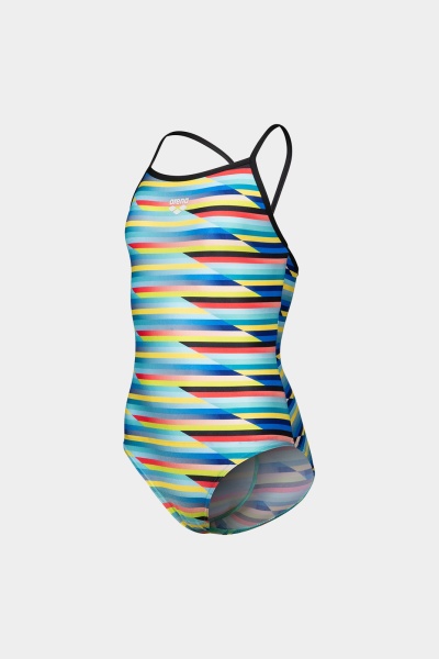 Купальник для дівчат Arena RACING STRIPE SWIMSUIT LIGHTDR мультиколор Діт Купальник для дівчат Arena RACING STRIPE SWIMSUIT LIGHTDR мультиколор Діт