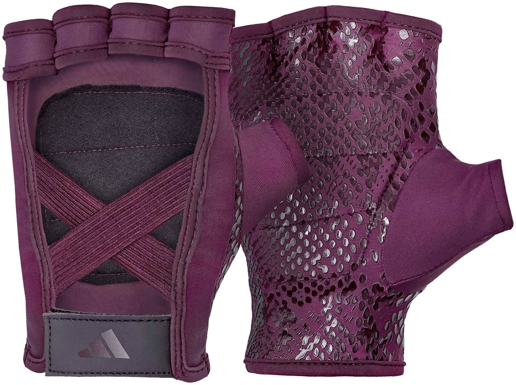 Перчатки для тренировок Adidas Women's Training Gloves фиолетовый Жен S Перчатки для тренировок Adidas Women's Training Gloves фиолетовый Жен S
