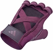 Перчатки для тренировок Adidas Women's Training Gloves фиолетовый Жен S. Изображение №6 Перчатки для тренировок Adidas Women's Training Gloves фиолетовый Жен S. Изображение №6