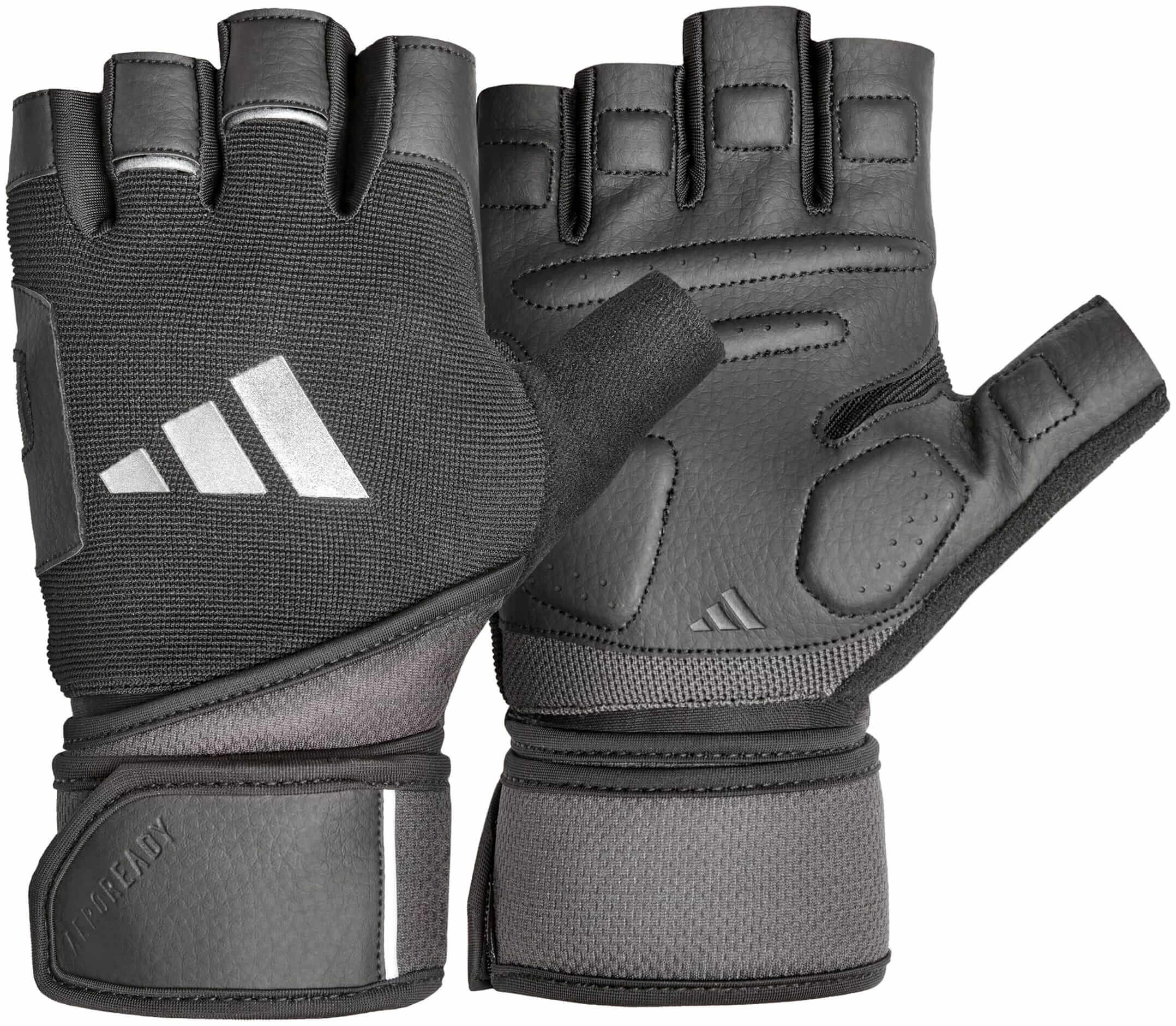 Перчатки для тренировок Adidas Wrist Wrap Training Gloves черный Уни XS Перчатки для тренировок Adidas Wrist Wrap Training Gloves черный Уни XS