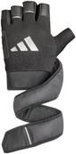 Перчатки для тренировок Adidas Wrist Wrap Training Gloves черный Уни XS. Изображение №2 Перчатки для тренировок Adidas Wrist Wrap Training Gloves черный Уни XS. Изображение №2