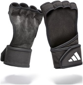 Рукавички для тренінгу Adidas Open Back Training Gloves чорний Уні M. Зображення №2 Рукавички для тренінгу Adidas Open Back Training Gloves чорний Уні M. Зображення №2