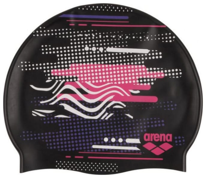 Шапочка для плавання Arena PRINT JR чорний Діт OFSM Шапочка для плавання Arena PRINT JR чорний Діт OFSM