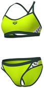 Купальник роздільний для жінок Arena ICONS BIKINI CROSS BACK SOLID салатовий Жін 42. Зображення №2