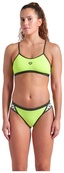 Купальник роздільний для жінок Arena ICONS BIKINI CROSS BACK SOLID салатовий Жін 42. Зображення №4