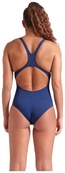 Купальник закритий для жінок Arena WATER FLUIDS SWIMSUIT SWIM PRO темно-синій, рожевий, салатовий Жін 38. Зображення №5