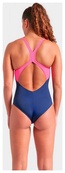 Купальник для женщин Arena RIPPLES SWIMSUIT V BACK B синий Жен 36. Изображение №2