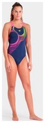Купальник для жінок Arena RIPPLES SWIMSUIT V BACK B синій Жін 44. Зображення №3 Купальник для жінок Arena RIPPLES SWIMSUIT V BACK B синій Жін 44. Зображення №3