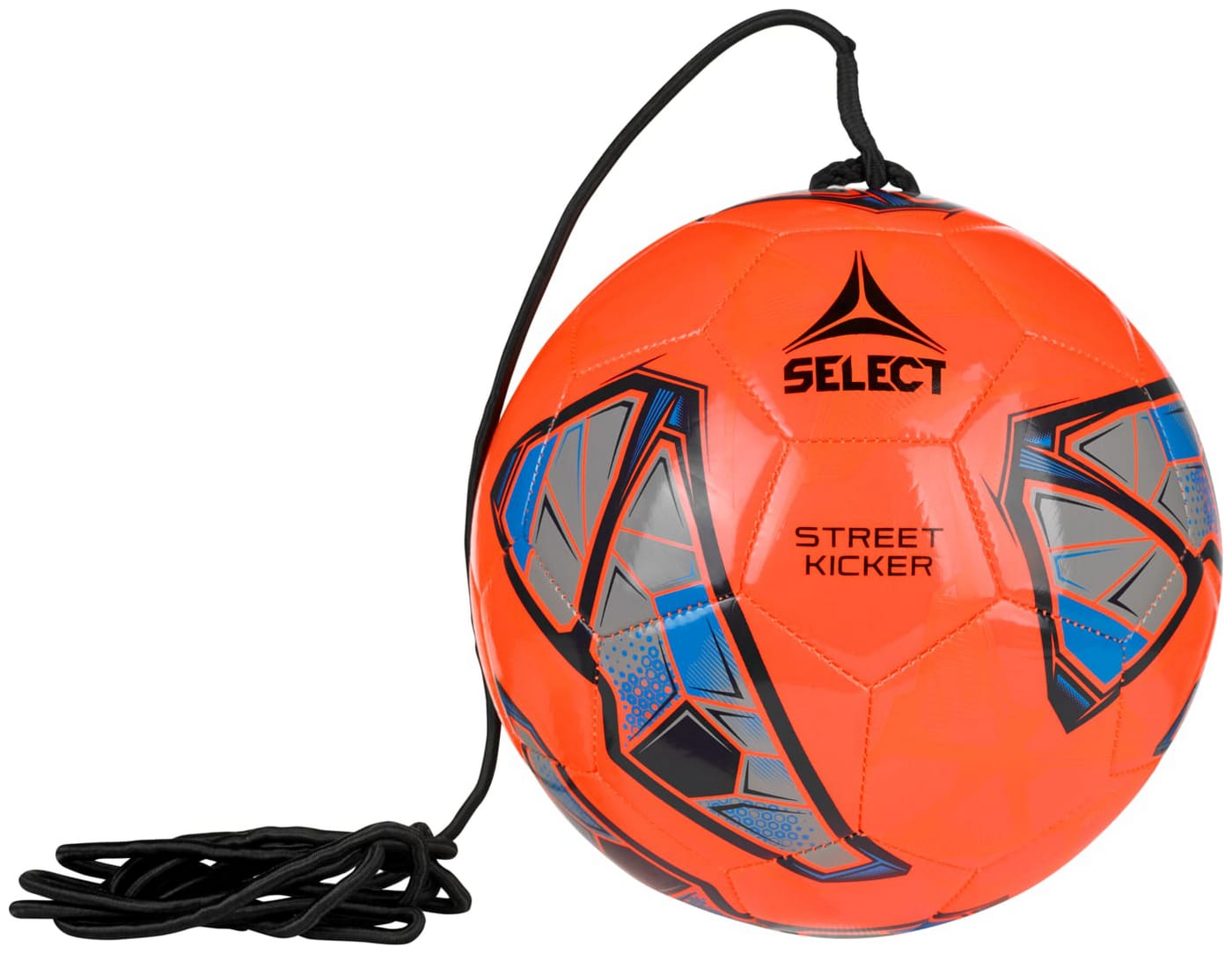 Мяч футбольный Select STREET KICKER v25 оранжевый, синий Уни 4 Мяч футбольный Select STREET KICKER v25 оранжевый, синий Уни 4