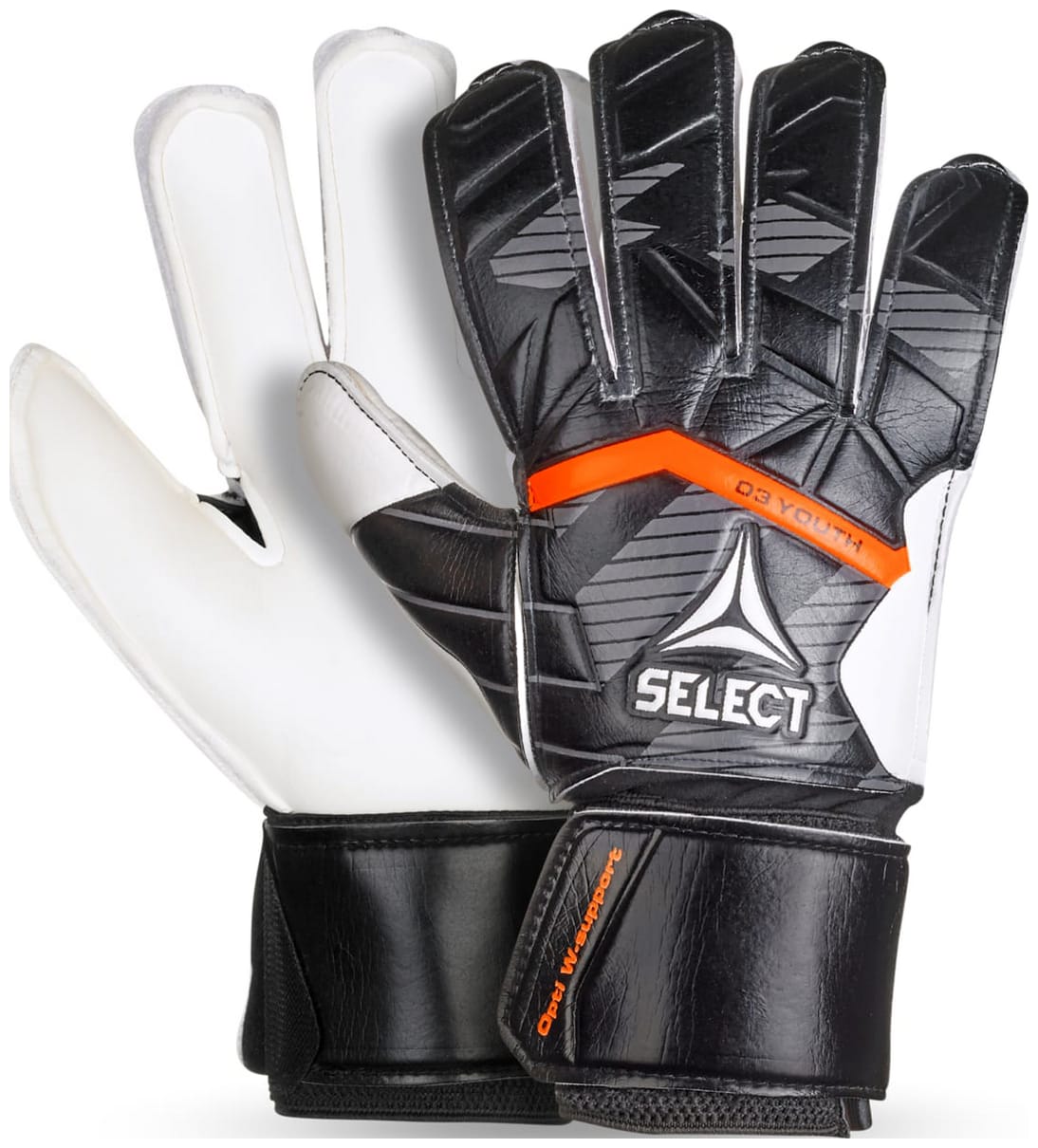 Перчатки вратарские Select GOALKEEPER GLOVES 03 YOUTH v25 черный, белый Дет 4 (15,5 см) Перчатки вратарские Select GOALKEEPER GLOVES 03 YOUTH v25 черный, белый Дет 4 (15,5 см)