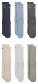 Носки Nike U NK ED PLS CSH CRW 6PR - 132 серый, бежевый, голубой Муж 46-50. Изображение №3