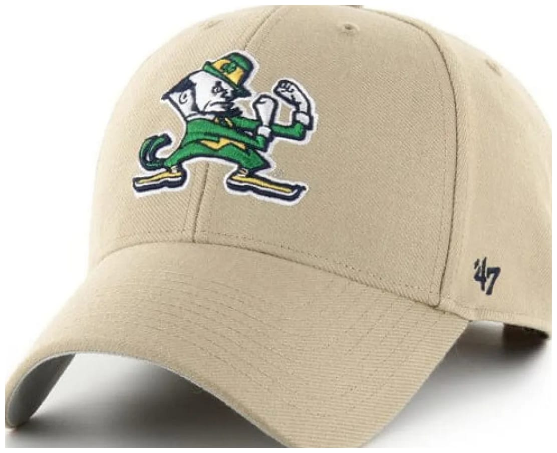 Кепка MVP 47 Brand NOTRE DAME бежевая Уни One Size Кепка MVP 47 Brand NOTRE DAME бежевая Уни One Size