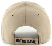 Кепка MVP 47 Brand NOTRE DAME бежевая Уни One Size. Изображение №2 Кепка MVP 47 Brand NOTRE DAME бежевая Уни One Size. Изображение №2