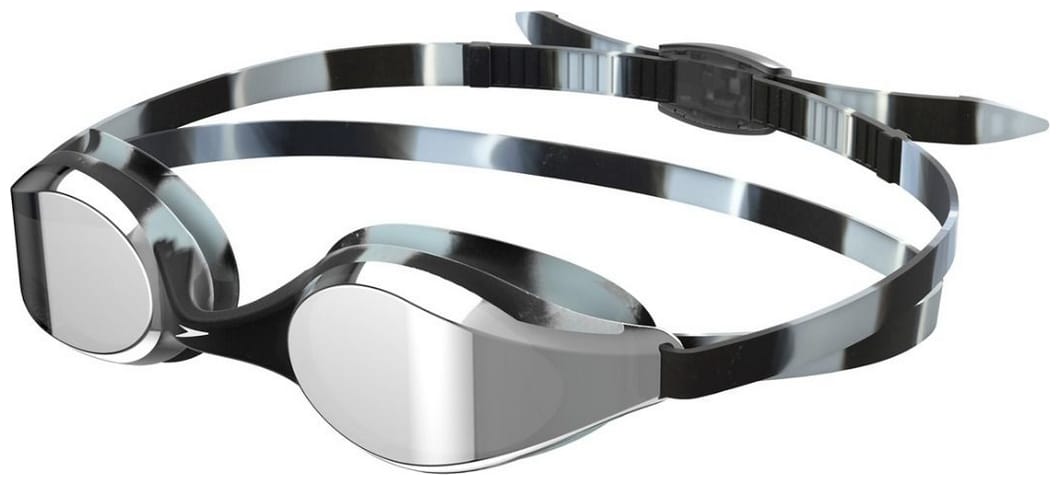 Очки для плавания Speedo HYPER FLYER MIRRORED черный, серый Детский One Size Очки для плавания Speedo HYPER FLYER MIRRORED черный, серый Детский One Size