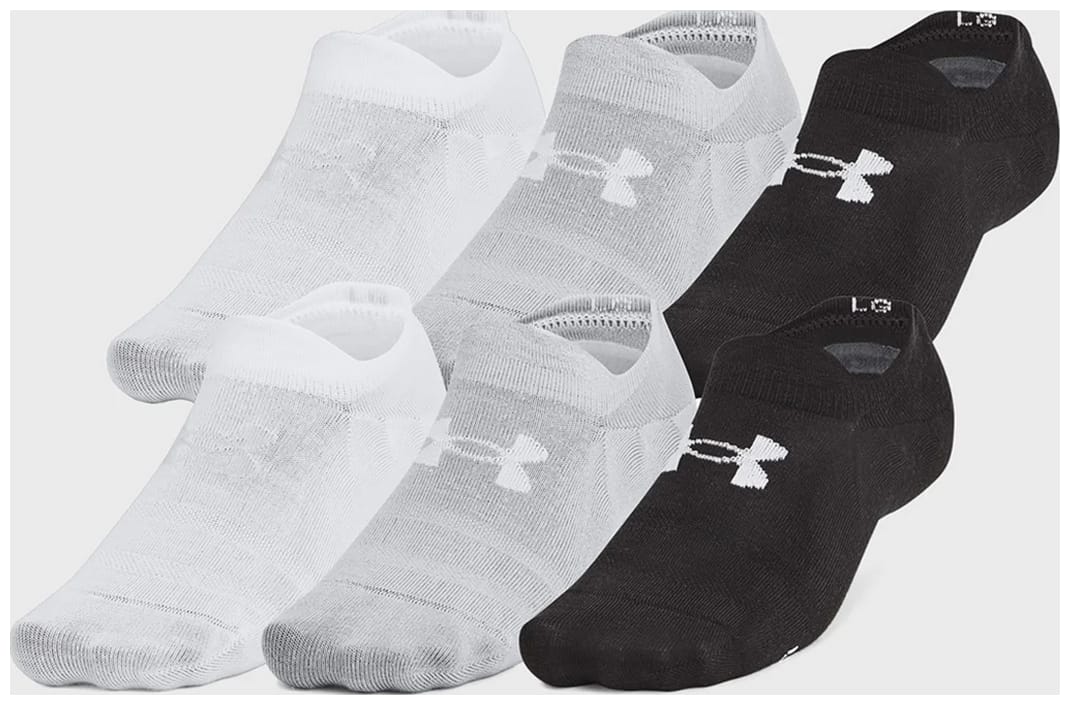 Шкарпетки Under Armour Unisex Essential 6pk ULT чорний Уні MD Шкарпетки Under Armour Unisex Essential 6pk ULT чорний Уні MD