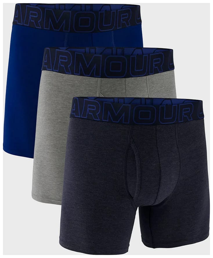 Трусы UA Underwear Boxers UA PERFORMANCE COTTON - SOLID 6 3PK синий, серый, темно-синий Муж MD Трусы UA Underwear Boxers UA PERFORMANCE COTTON - SOLID 6 3PK синий, серый, темно-синий Муж MD