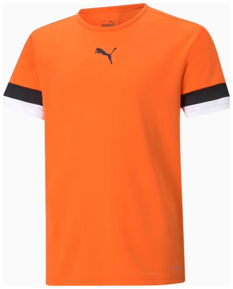 Футболка Puma teamRISE Jersey Jr оранжевый Дет 128 см Футболка Puma teamRISE Jersey Jr оранжевый Дет 128 см