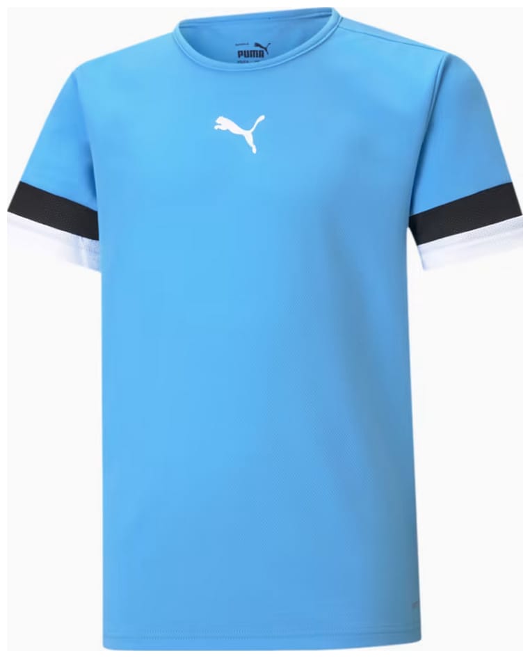 Футболка Puma teamRISE Jersey Jr блакитний Діт 128 см Футболка Puma teamRISE Jersey Jr блакитний Діт 128 см