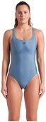 Купальник закритий для жінок Arena SOLID SWIMSUIT CONTROL PRO BAC сірий Жін. Зображення №4