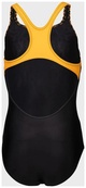 Купальник закритий для дівчат Arena KIKKO V SWIMSUIT SWIM PRO BACK чорний, жовтий Діт 116 см. Зображення №2