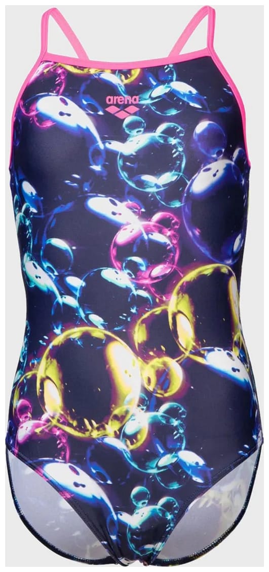 Купальник закритий для дівчат Arena SOAP BUBBLES SWIMSUIT LIGHT DR темно-синій Діт 128 см Купальник закритий для дівчат Arena SOAP BUBBLES SWIMSUIT LIGHT DR темно-синій Діт 128 см