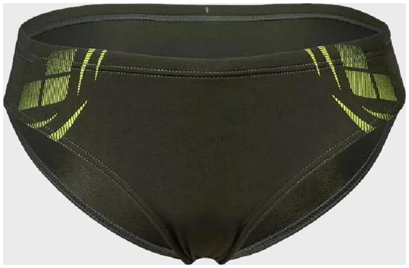 Плавки-сліпи для хлопчиків Arena POSEIDONIA SWIM BRIEFS темно-зелений, жовтий Діт 128 см Плавки-сліпи для хлопчиків Arena POSEIDONIA SWIM BRIEFS темно-зелений, жовтий Діт 128 см