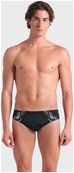 Плавки-сліпи для чоловіків Arena POSEIDONIA SWIM BRIEFS чорний, білий Чол 95. Зображення №2
