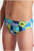 Плавки-слипы для мальчиков Arena WALLPAPER SWIM BRIEFS мультиколор Дет. Изображение №4