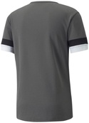 Футболка Puma teamRISE Jersey серая Мужская XXL. Изображение №2 Футболка Puma teamRISE Jersey серая Мужская XXL. Изображение №2