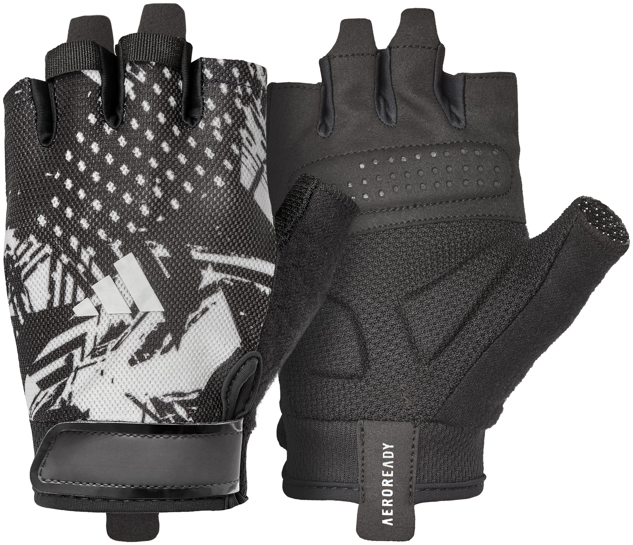 Рукавички для тренінгу Adidas Essential Training Gloves чорний, сірий Уні XS Рукавички для тренінгу Adidas Essential Training Gloves чорний, сірий Уні XS