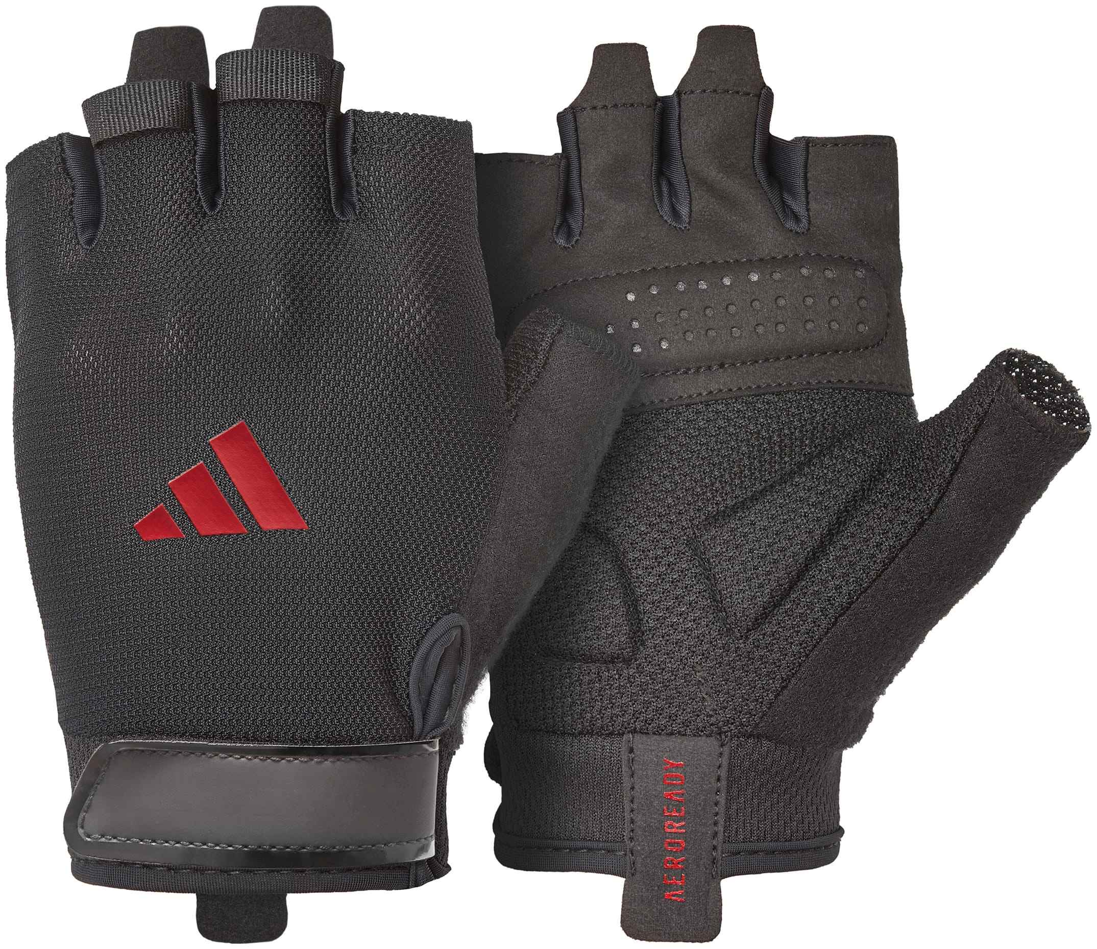 Перчатки для тренировок Adidas Essential Training Gloves черный, красный Уни XS Перчатки для тренировок Adidas Essential Training Gloves черный, красный Уни XS