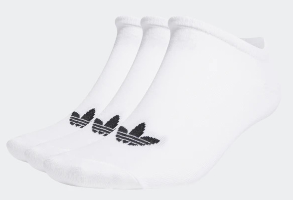 Носки Adidas TREFOIL LINER 3P белый Уни 43-46 Носки Adidas TREFOIL LINER 3P белый Уни 43-46