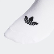Носки Adidas TREFOIL LINER 3P белый Уни 43-46. Изображение №3 Носки Adidas TREFOIL LINER 3P белый Уни 43-46. Изображение №3