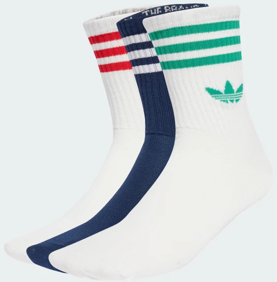 Носки Adidas 3S CREW S 3P белый, темно-синий Уни M (40-42) Носки Adidas 3S CREW S 3P белый, темно-синий Уни M (40-42)