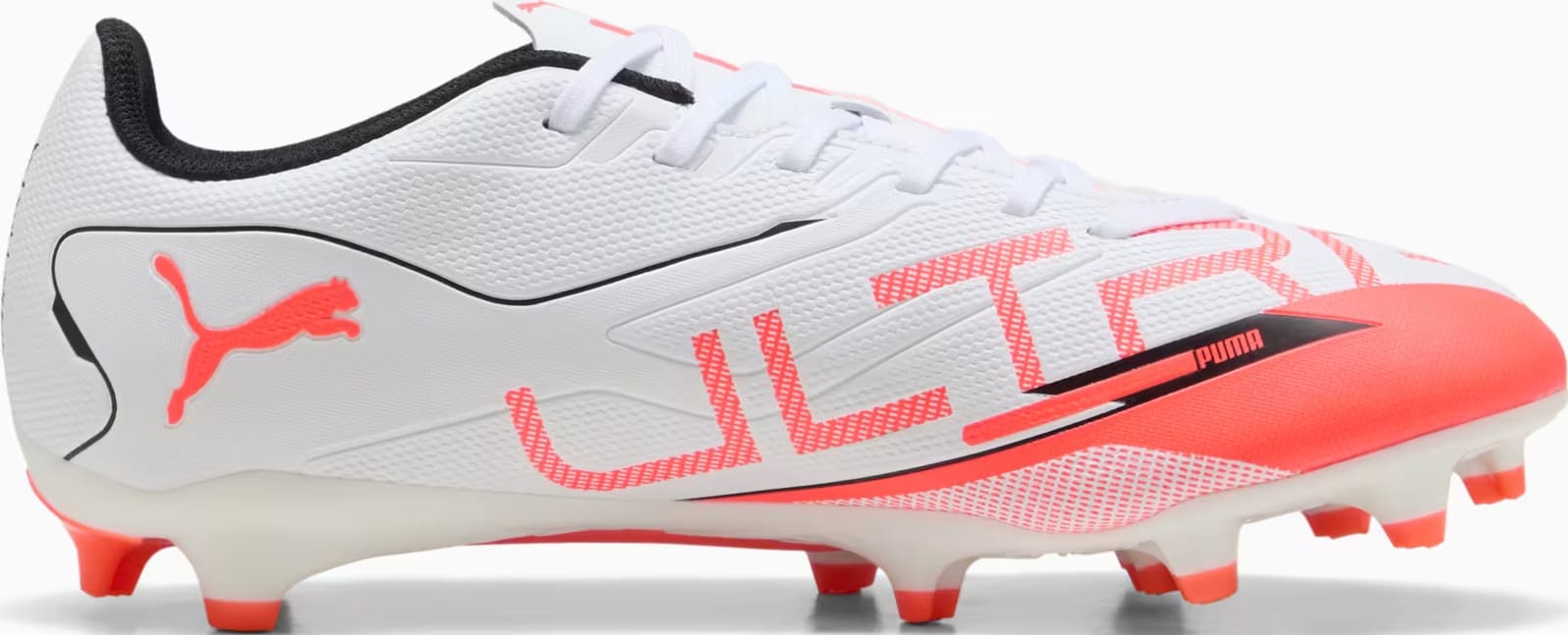 Бутси Puma ULTRA 5 PLAY FG/AG білий, помаранчевий Уні 43 Бутси Puma ULTRA 5 PLAY FG/AG білий, помаранчевий Уні 43