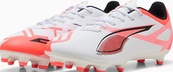 Бутси Puma ULTRA 5 PLAY FG/AG білий, помаранчевий Уні 45. Зображення №3
