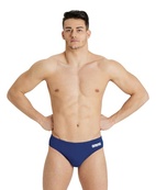 Плавки-слипы для мужчин Arena TEAM SWIM BRIEFS SOLID синий, белый Чол 75. Изображение №6
