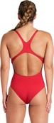 Купальник закритий для жінок Arena TEAM SWIMSUIT SWIM PRO SOLID червоний Жін 36. Зображення №2