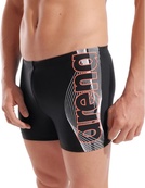 Плавки-шорты для мужчин Arena BASIC SWIM SHORT черный 85 (010276-500). Изображение №3