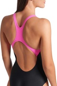 Купальник закритий для жіночок Arena GRAPHIC SWIMSUIT SWIM PRO BACK чорний, рожевий жіночий 42 (009024-590). Зображення №4 Купальник закритий для жіночок Arena GRAPHIC SWIMSUIT SWIM PRO BACK чорний, рожевий жіночий 42 (009024-590). Зображення №4