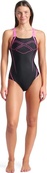Купальник закритий для жіночок Arena GRAPHIC SWIMSUIT SWIM PRO BACK чорний, рожевий жіночий 42 (009024-590). Зображення №5 Купальник закритий для жіночок Arena GRAPHIC SWIMSUIT SWIM PRO BACK чорний, рожевий жіночий 42 (009024-590). Зображення №5
