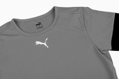 Футболка Puma teamRISE Jersey Jr серая детская 116 см (704938-13). Изображение №9 Футболка Puma teamRISE Jersey Jr серая детская 116 см (704938-13). Изображение №9