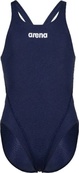 Купальник закритий для дівчат Arena TEAM SWIMSUIT SWIM TECH SOLID темно-синій дитячий 164 см (004764-750). Зображення №3 Купальник закритий для дівчат Arena TEAM SWIMSUIT SWIM TECH SOLID темно-синій дитячий 164 см (004764-750). Зображення №3