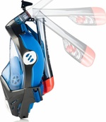 Повнолицьова маска Aqua Speed BRIZO 8739 синій S/M (227-01). Зображення №3 Повнолицьова маска Aqua Speed BRIZO 8739 синій S/M (227-01). Зображення №3