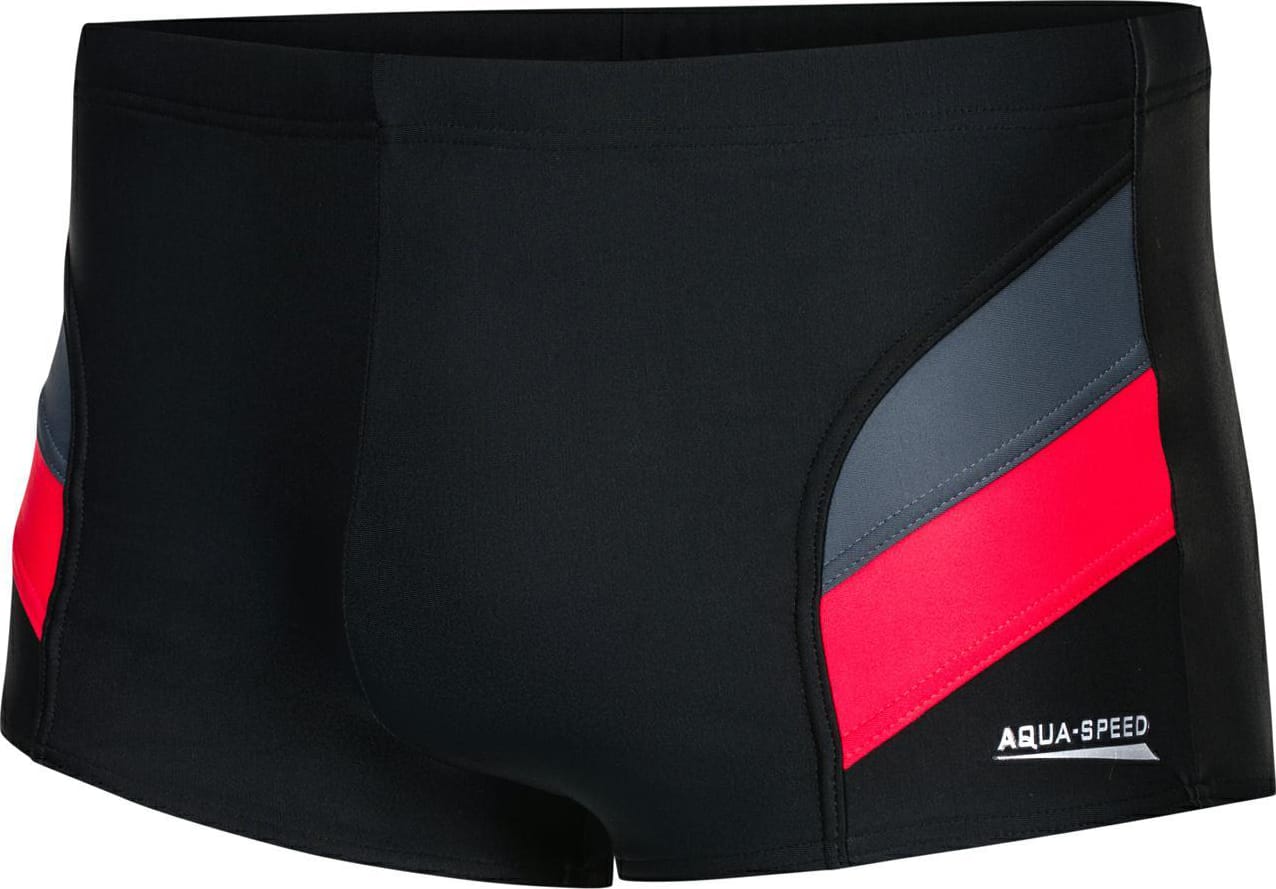 Плавки-боксери для чоловіків Aqua Speed ARON 7141 чорний, червоний XXXXL (98-106 см) (338-16) Плавки-боксери для чоловіків Aqua Speed ARON 7141 чорний, червоний XXXXL (98-106 см) (338-16)