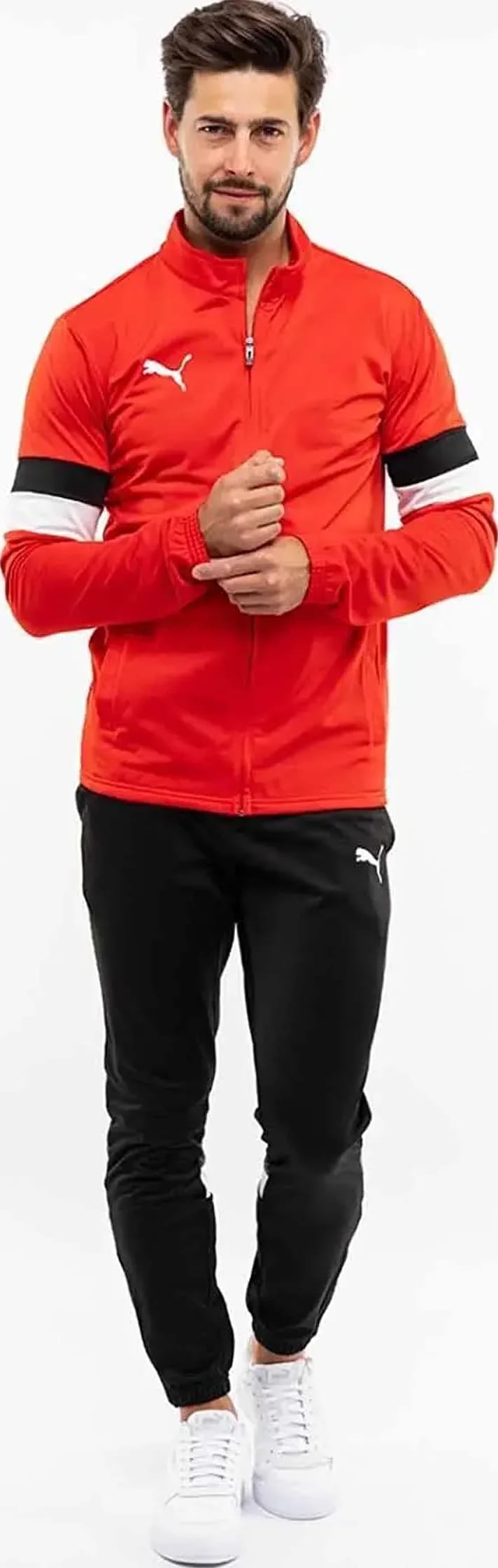 Костюм спортивный Puma teamRISE Tracksuit красный, чёрный M (658653-01) Костюм спортивный Puma teamRISE Tracksuit красный, чёрный M (658653-01)
