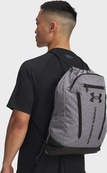 Рюкзак Under Armour Hustle Sackpack 22L сірий 39 х 53 х 7 см (6000519-025). Зображення №2 Рюкзак Under Armour Hustle Sackpack 22L сірий 39 х 53 х 7 см (6000519-025). Зображення №2