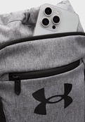 Рюкзак Under Armour Hustle Sackpack 22L сірий 39 х 53 х 7 см (6000519-025). Зображення №4 Рюкзак Under Armour Hustle Sackpack 22L сірий 39 х 53 х 7 см (6000519-025). Зображення №4