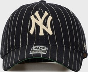 Кепка 47 Brand NEW YORK YANKEES WOOL PINSTRIP темно-синій One Size (WOPCU17WIS-NYA). Зображення №3 Кепка 47 Brand NEW YORK YANKEES WOOL PINSTRIP темно-синій One Size (WOPCU17WIS-NYA). Зображення №3